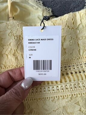 Generation Love Lace Maxi Dress in Yellow